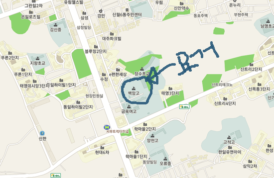 백암고등학교 이미지