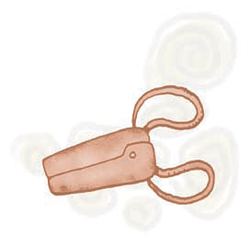 춤추는 가위 이미지