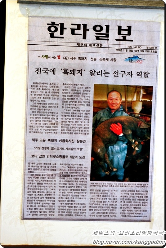 제주충세흑돼지 이미지