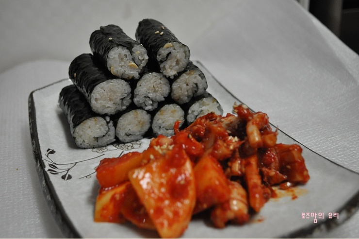 충무김밥 이미지