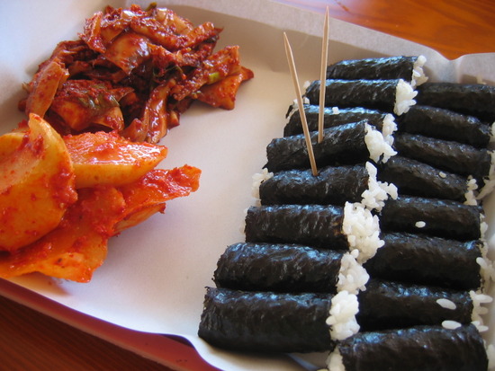 충무김밥후 이미지