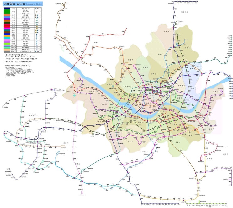 지하철노선 지하철노선도 서울 지하철 지도 광역전철 노선도 Seoul city subway map : 네이버 블로그