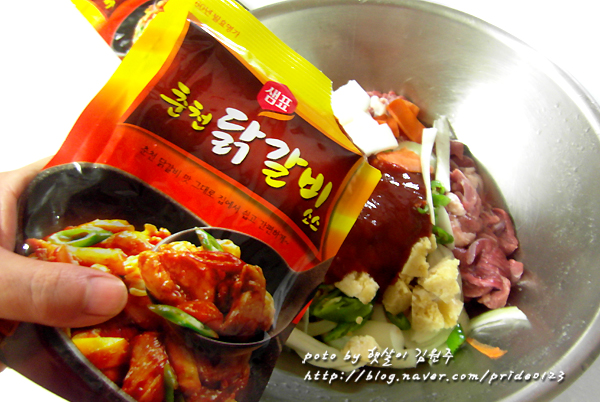 오리갈비닭갈비 이미지