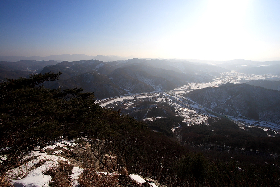 검봉능선 조망 이미지