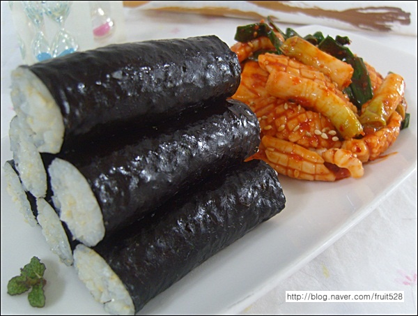 충무김밥 이미지