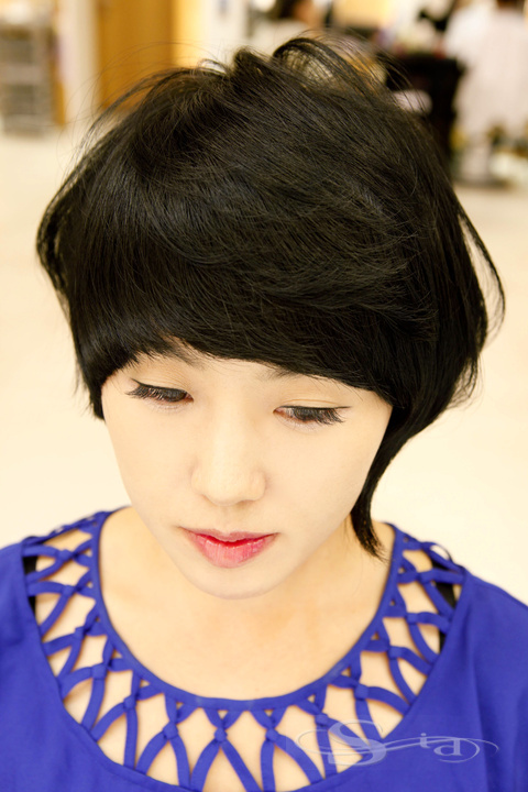 보브헤어 이미지
