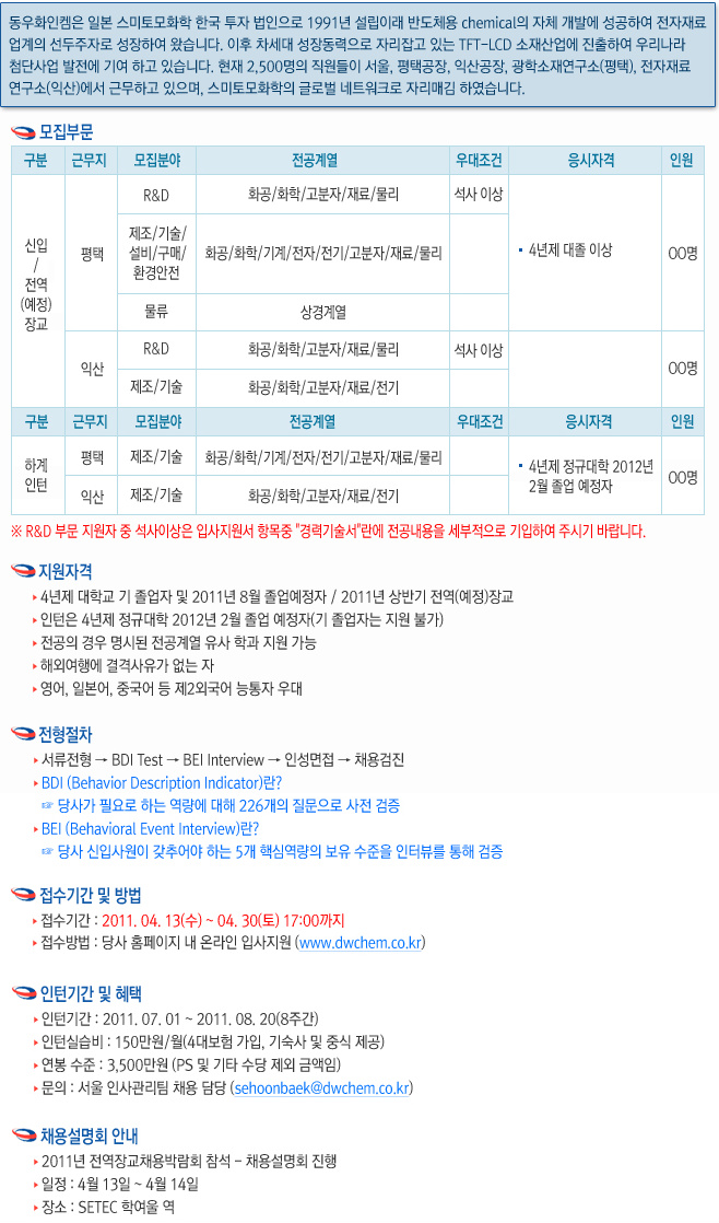 동우화인켐주식회사 이미지