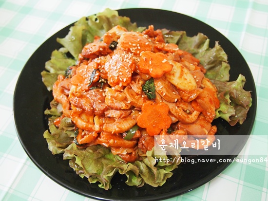 오리갈비닭갈비 이미지