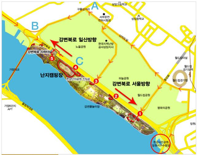 한강공원 난지캠핑장 이미지