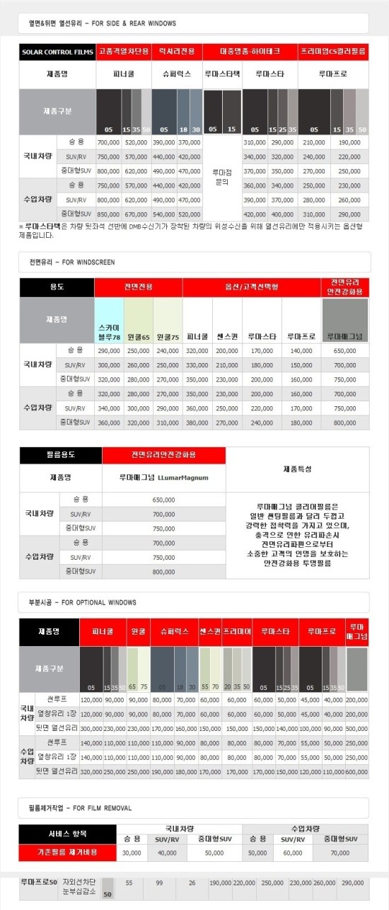 루마3M썬팅 이미지