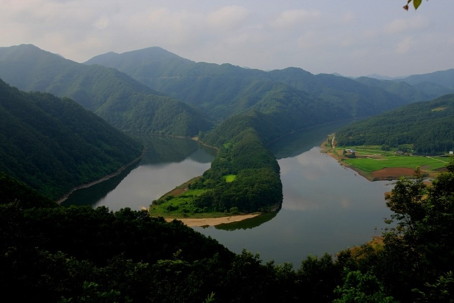 한반도 지형 이미지