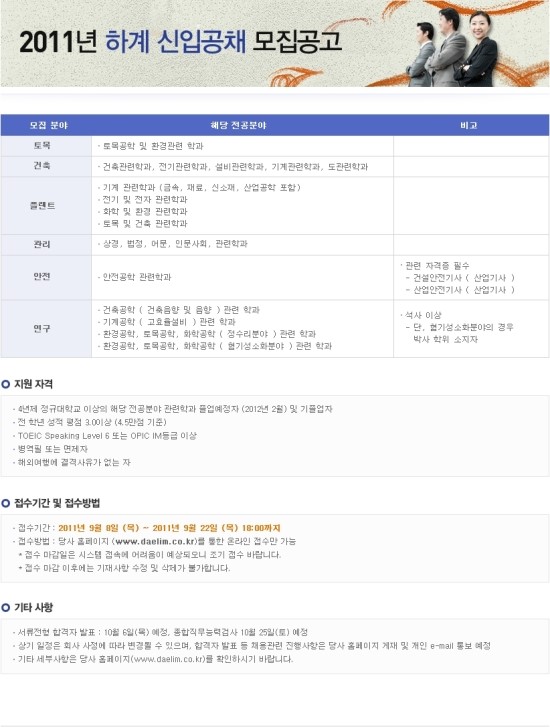 (주)대림산업 이미지
