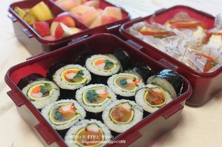오색김밥 이미지