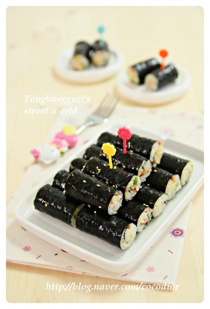 미니꼬마김밥 이미지