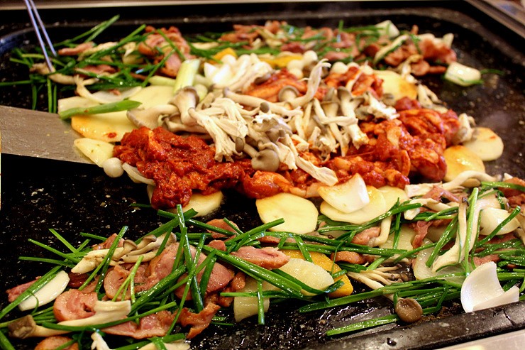 풍경돌판구이 이미지