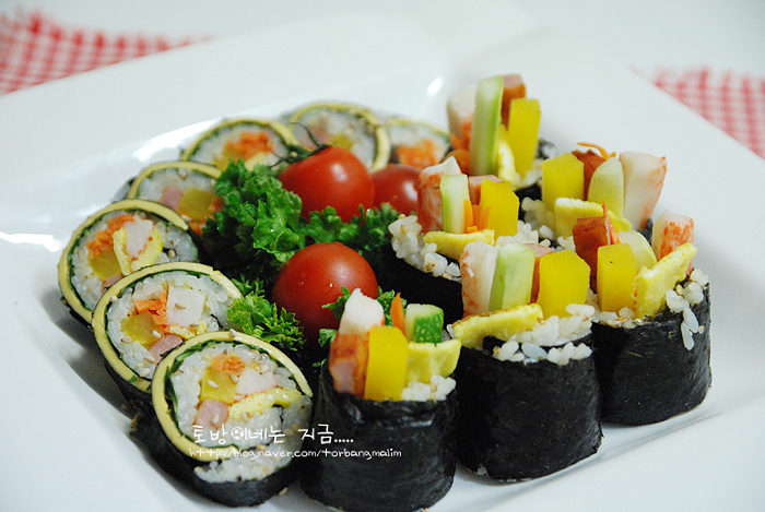 김밥&김밥 이미지