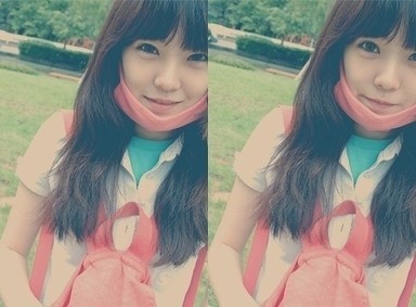 긴머리짧은머리 이미지
