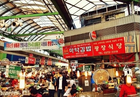 시장김밥 이미지