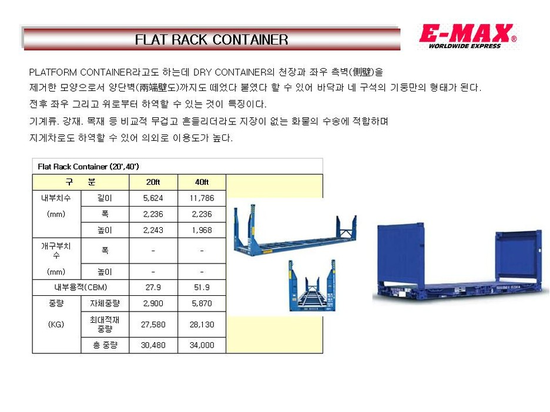 컨테이너종류및규격 : 네이버 블로그