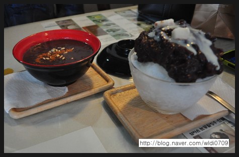 엄마손눈꽃팥빙수단팥죽 이미지