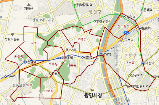 구로구 지역정보(구로구 지도,지하철역,전철 도시철도 지하철 ktx 노선도,생활정보 긴급재난 민원상담 전화번호,업종별전화번호,명소 ...