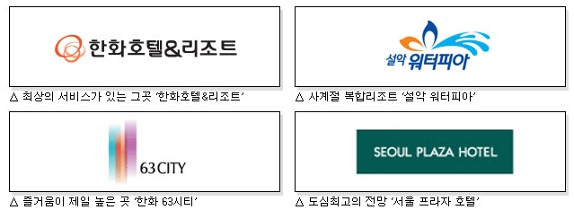 한화호텔앤드리조트(주) 이미지