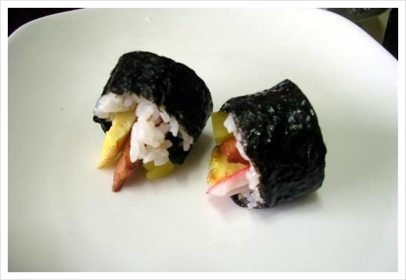 꼬다리김밥 이미지