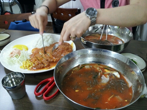 왕세수대야냉면 이미지