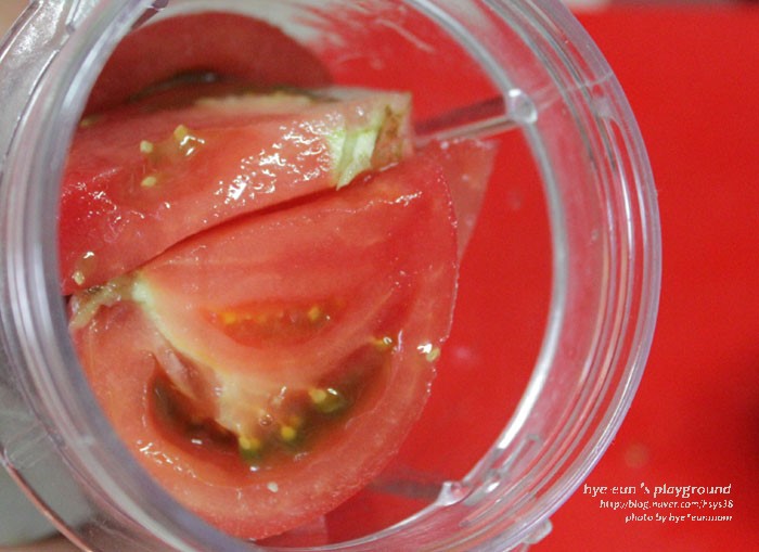 토마토쥬스 만들기 엄마표 어린이 음료수 : 네이버 블로그