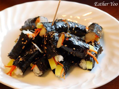 시장김밥 이미지