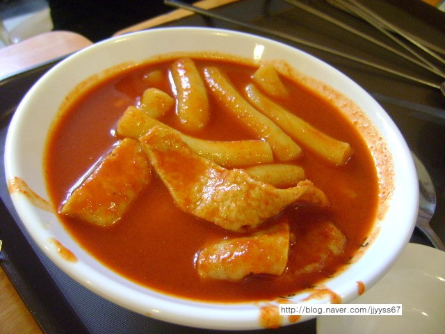 정류장앞 떡볶이 이미지