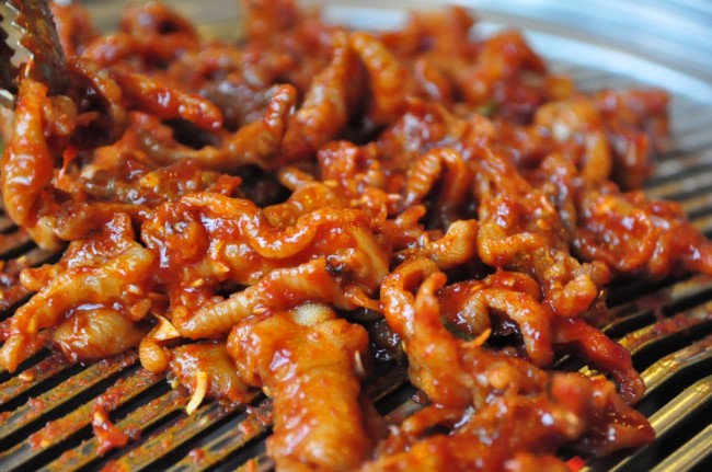 참숯닭발구이 이미지