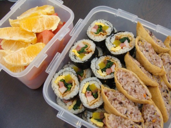 유부김밥 이미지