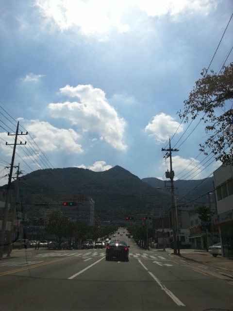 앞산으로 가는길 이미지