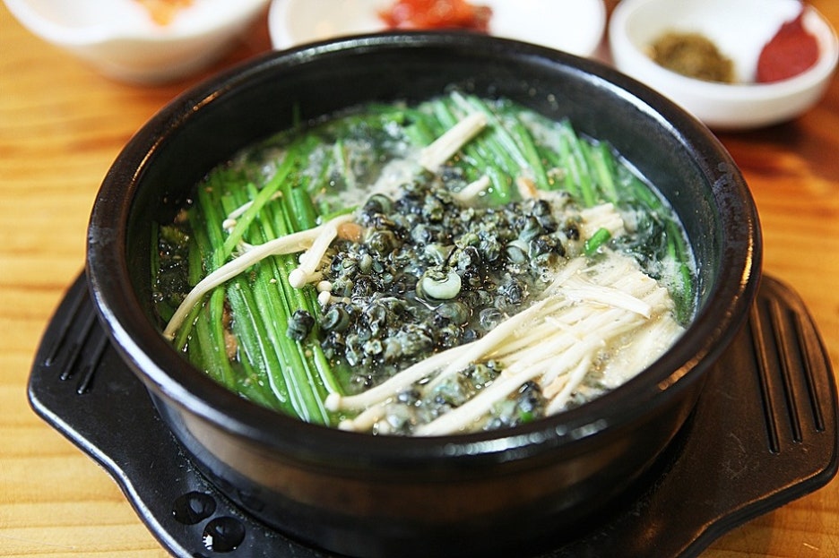 다슬기해장국 이미지