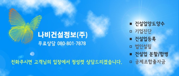나비건설정보주 이미지