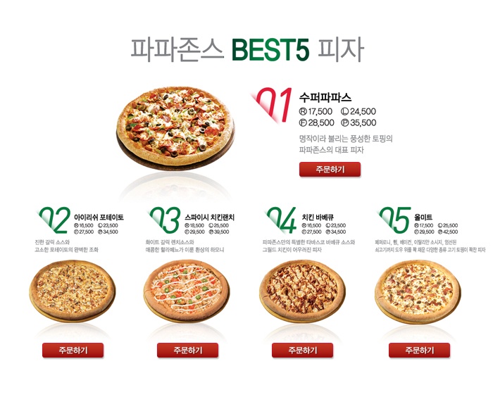 파파존스 이미지