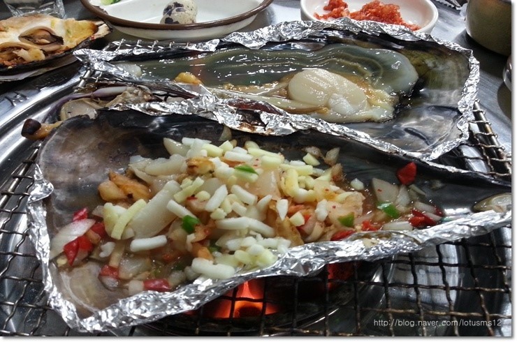 해녀조개구이 이미지