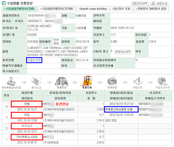 관세청 통관조회 방법 (일반통관 or 목록통관 확인) : 네이버 블로그 관세청 통관조회 방법 (일반통관 Or 목록통관 확인) : 네이버 블로그