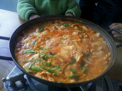 민물새우탕손수제비 이미지