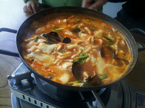 민물새우탕손수제비 이미지