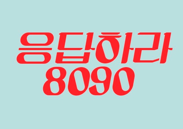 응답하라8090 이미지