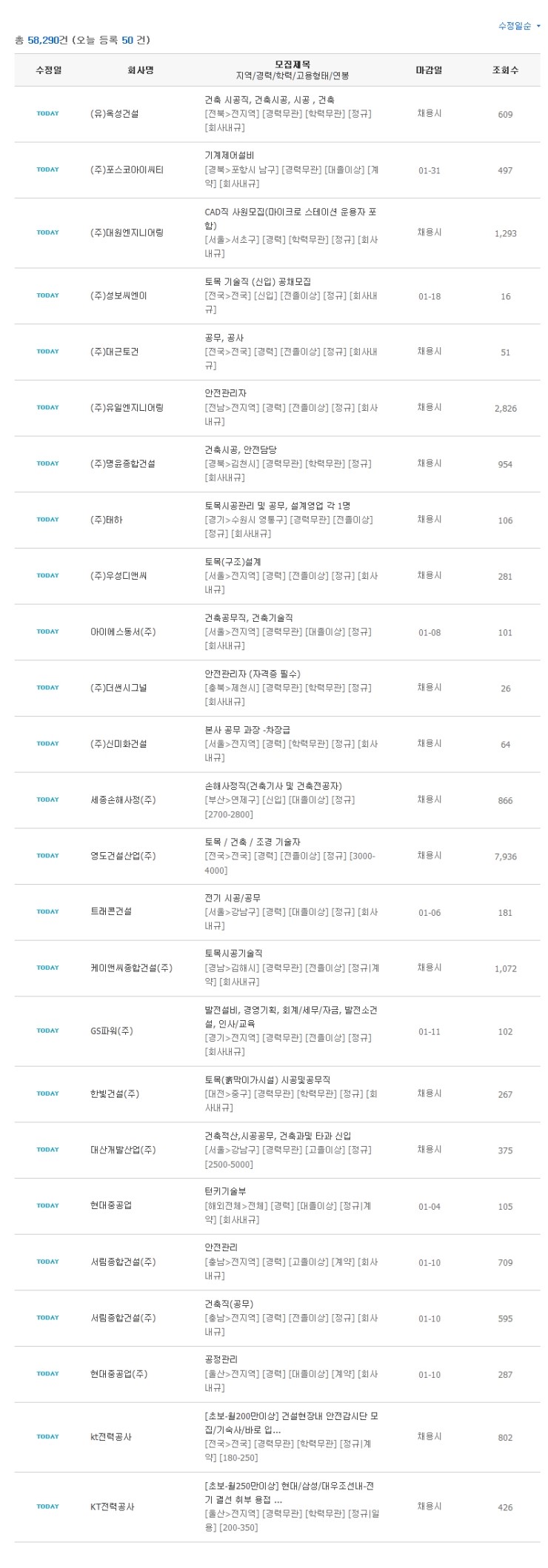 한진토건(주) 이미지