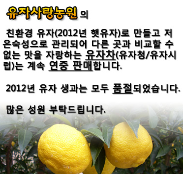 유자사랑농원 이미지