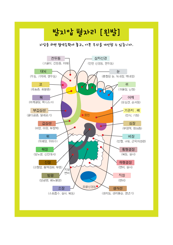 발의 건강- 발의 혈자리 : 네이버 블로그