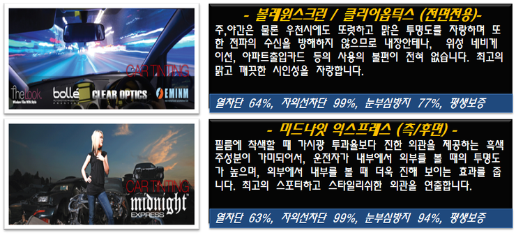 명품자동차유리·썬팅 이미지