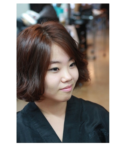단발머리헤어 이미지