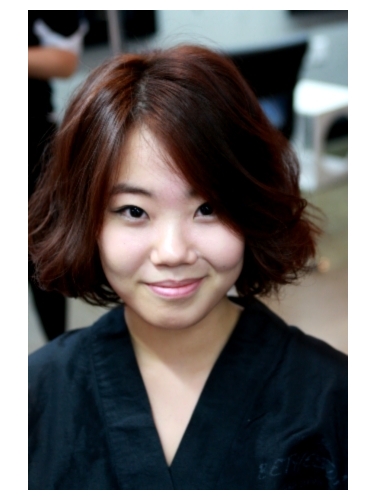 단발머리헤어 이미지
