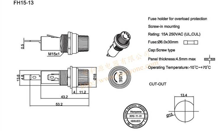 휴즈홀더,FUSE HOLDER,FH15-13 : 네이버 블로그