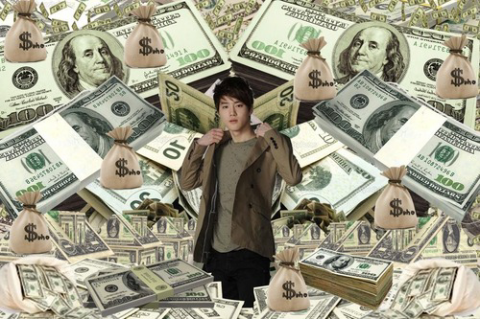 돈다발 이미지